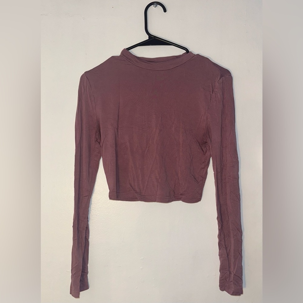 Pink long sleeve top
